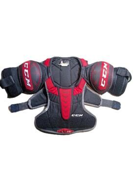 CCM Junior Ice Hockey Shoulder Pads QLT 250 Jr Sm Used QLT230